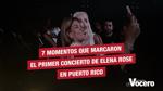 Estos fueron los siete momentos que marcaron el primer concierto de Elena Rose en la Isla