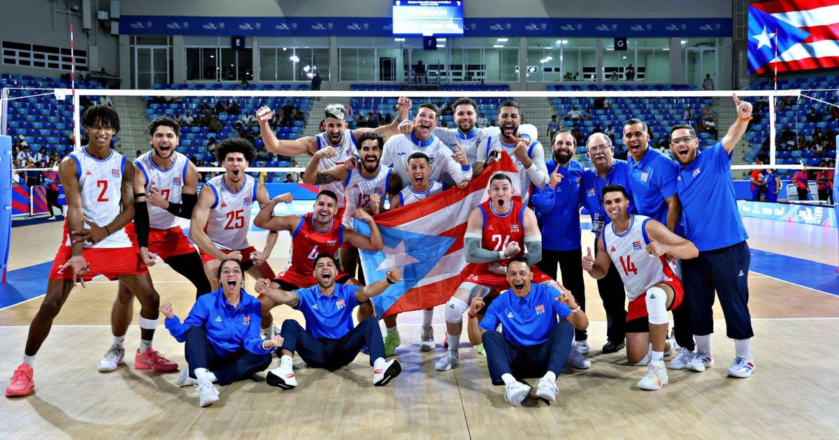 Puerto Rico vence a Cuba en debut del voleibol masculino en los Juegos de Santo Domingo 2026