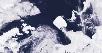 Un gigantesco témpano tres veces mayor que la Ciudad de Nueva York se desprende de la Antártica
