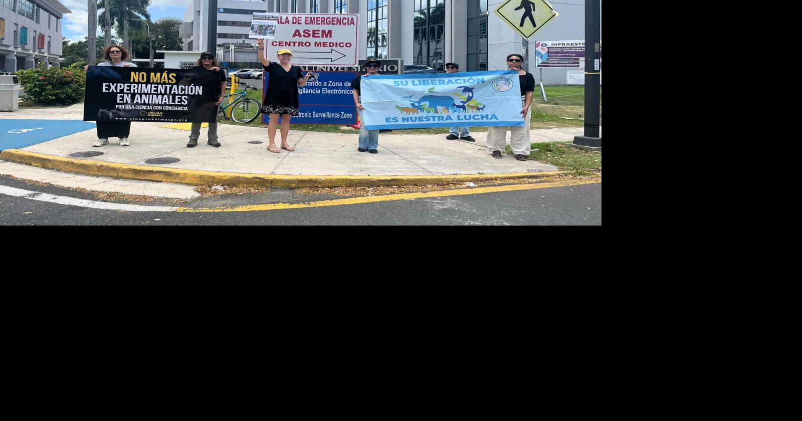 VIDEO: Protestan ante falta de transparencia sobre uso de animales en el Recinto de Ciencias Médicas