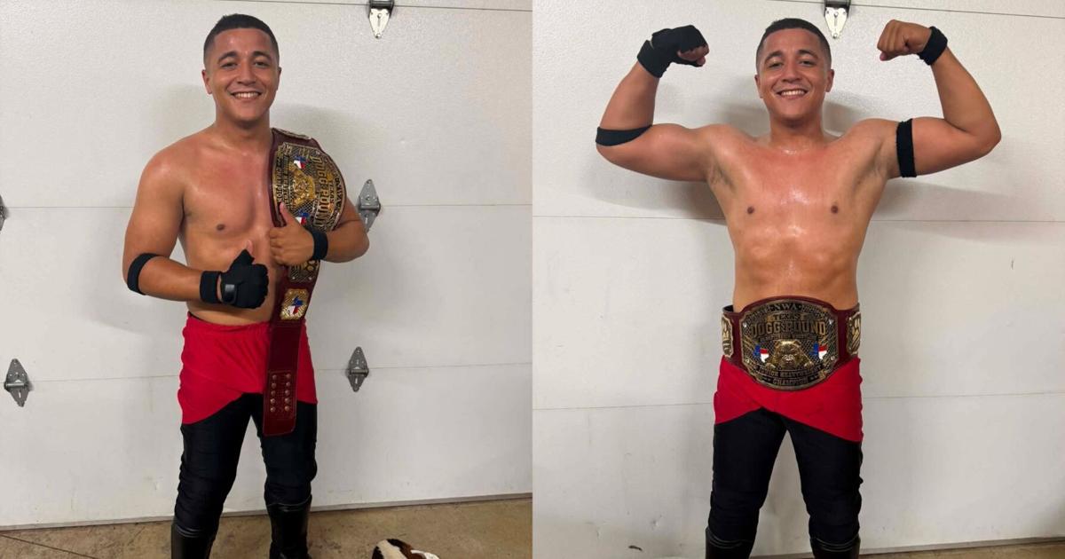 Joven luchador de Juncos conquista campeonato de la NWA en Texas