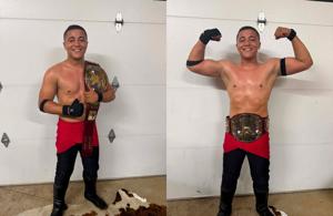 Imagen de la cobertura de: Joven luchador boricua gana campeonato de la NWA en Texas