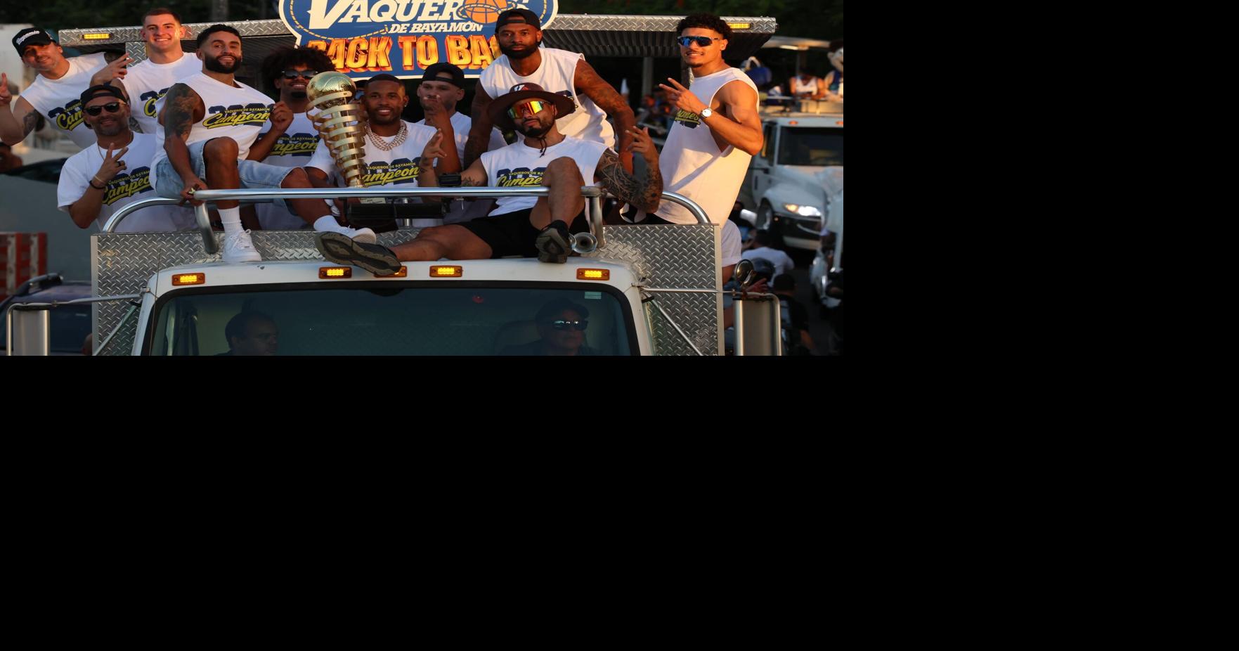 Vaqueros de Bayamón celebran caravana de su decimoctavo campeonato del BSN