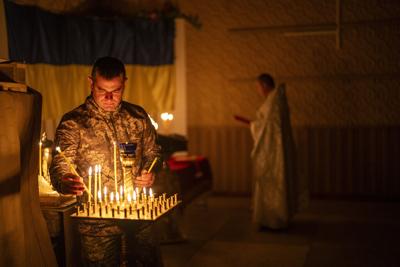 Ucrania celebra su tercera Semana Santa en guerra
