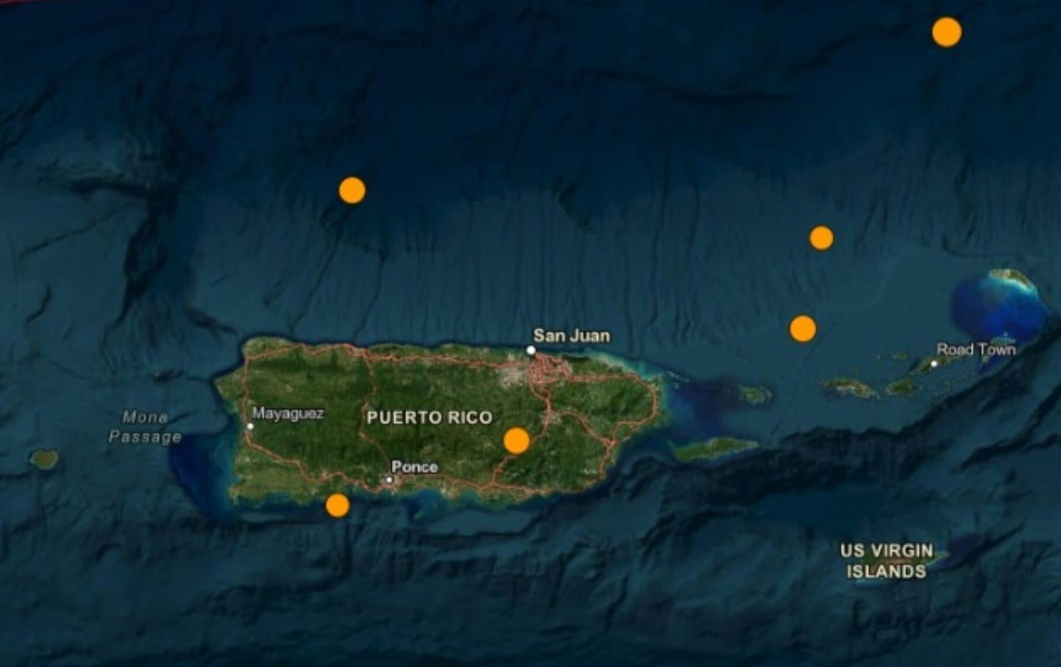 Registran varios sismos en menos de 24 horas; el más reciente entre Cidra y Cayey
