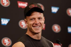 Imagen de la cobertura de: Christian McCaffrey alcanza los 100 touchdowns y entra en un grupo élite