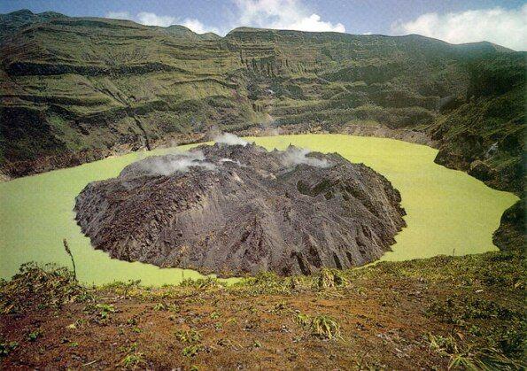 Volcanoes are active in the Caribbean  The world