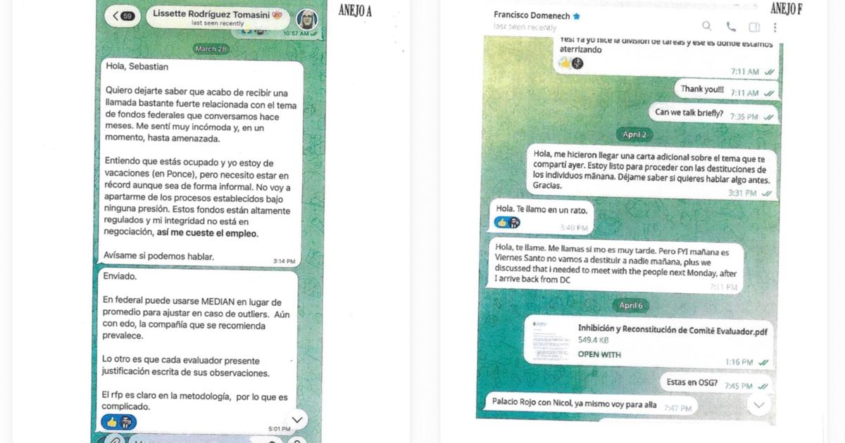 Explosivo chat: querella de exsecretario del DDEC apunta a presiones desde Fortaleza