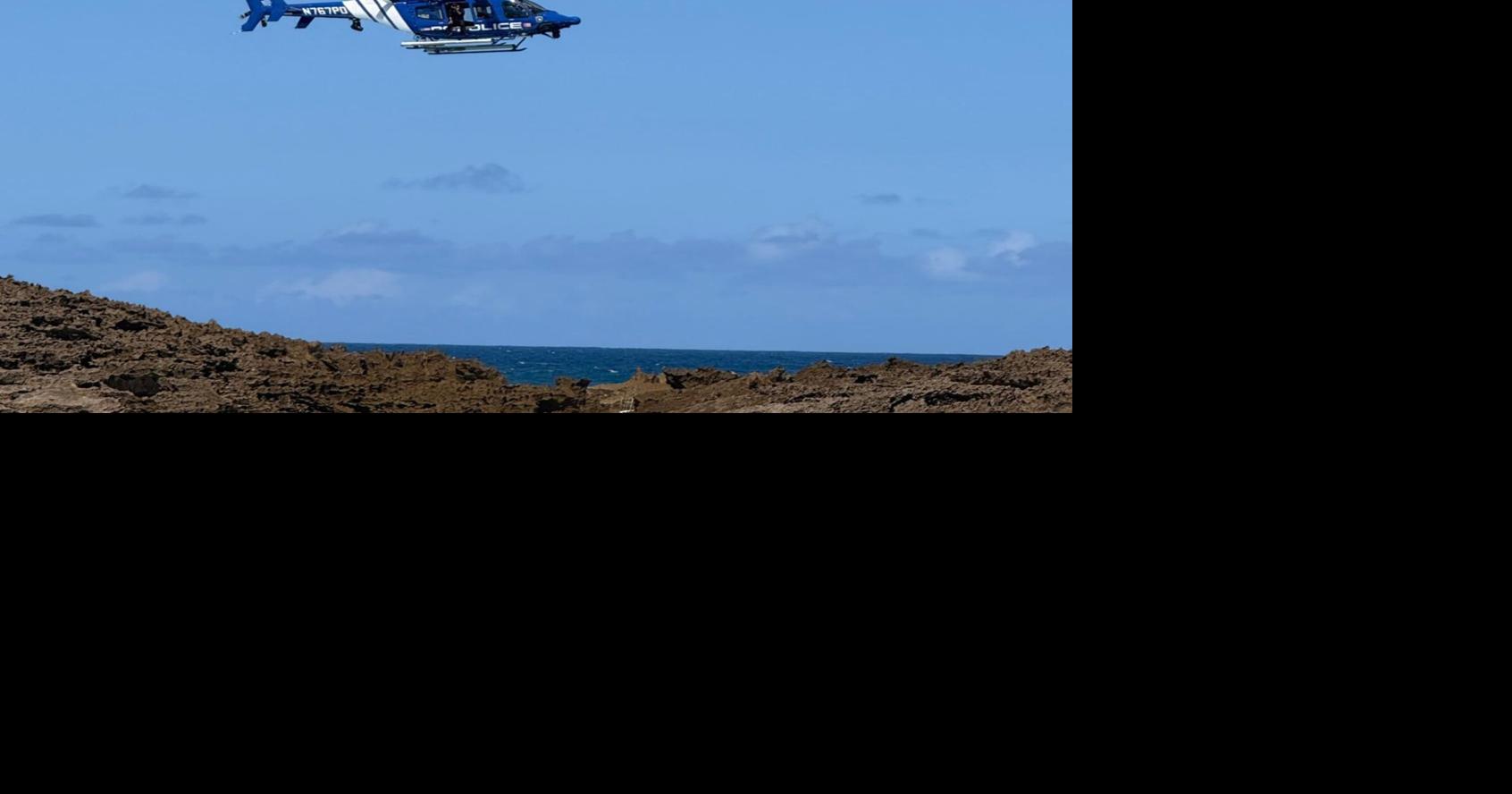 | El afectado fue visto mientras era arrastrado por una ola y 