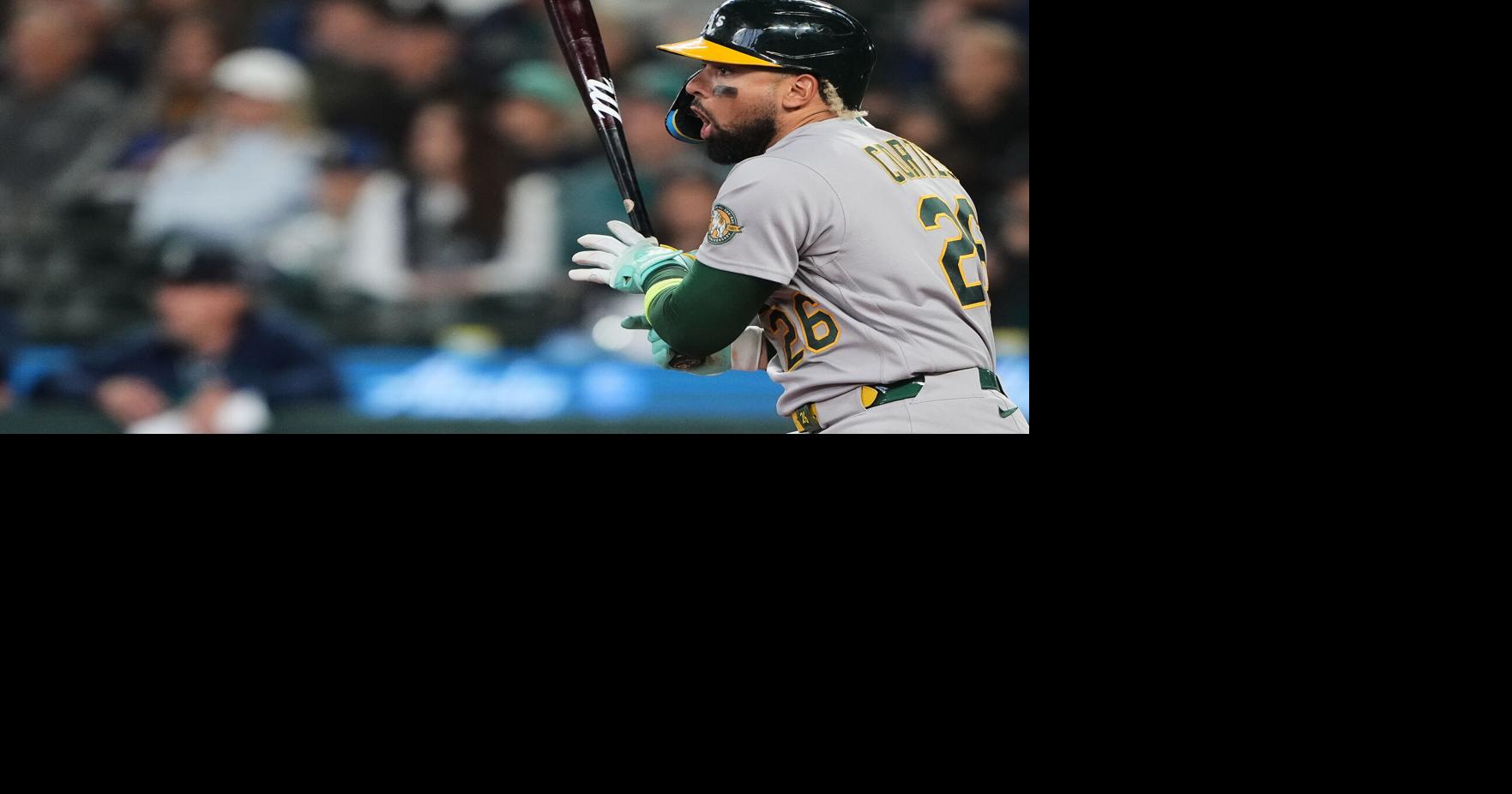 Pelotazo insólito: línea de 107.8 mph queda atrapada en el uniforme de Logan Gilbert