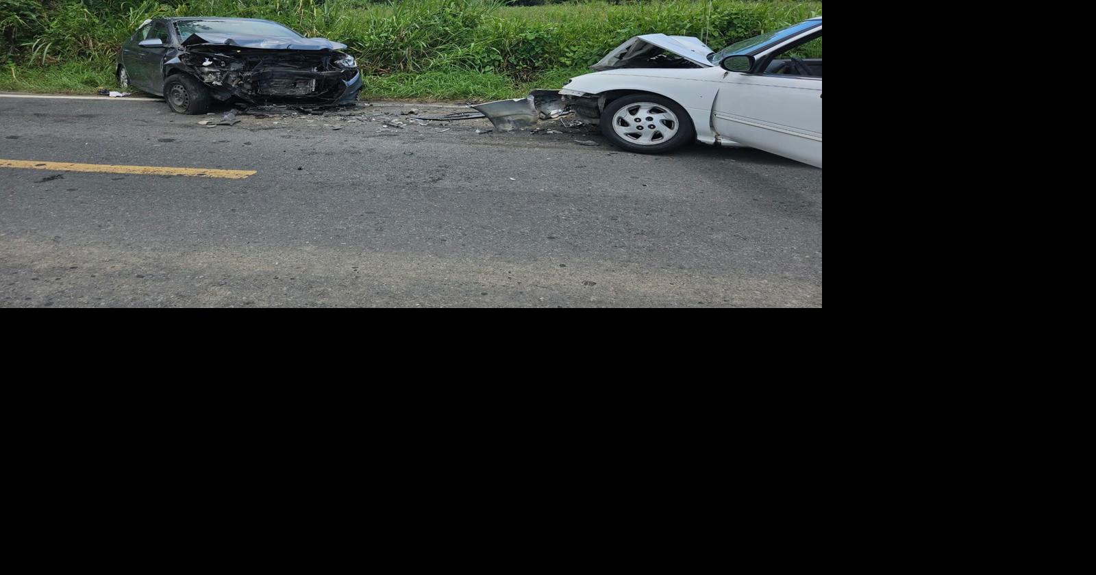 Choque frontal en PR-3 de Maunabo: hombre de 56 años muere; octogenario herido