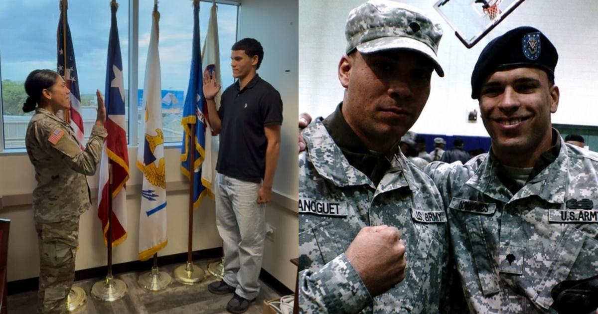 Xavier Sanoguet Ubiera se enlista en el Ejército para honrar el legado de su padre