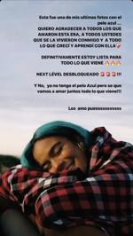 Karol G se despide de su cabello color azul: “Una época que nunca olvidaré”