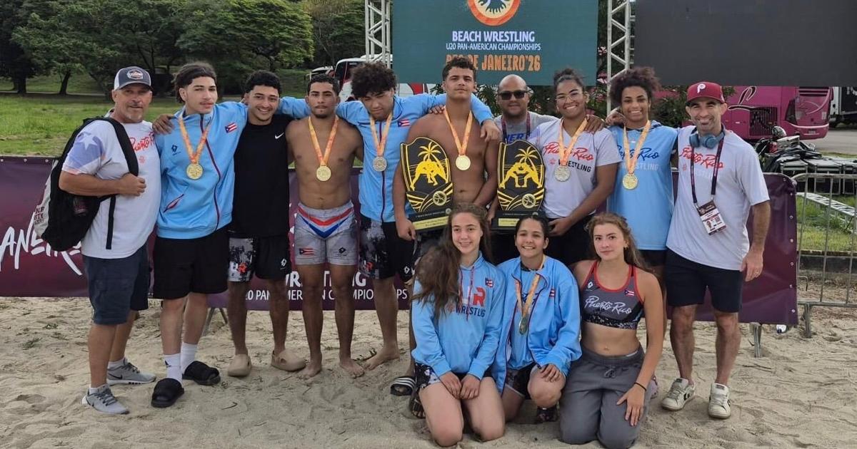 Puerto Rico conquista 3 trofeos y 17 medallas en Campeonato Panamericano U-20 de Lucha en Brasil