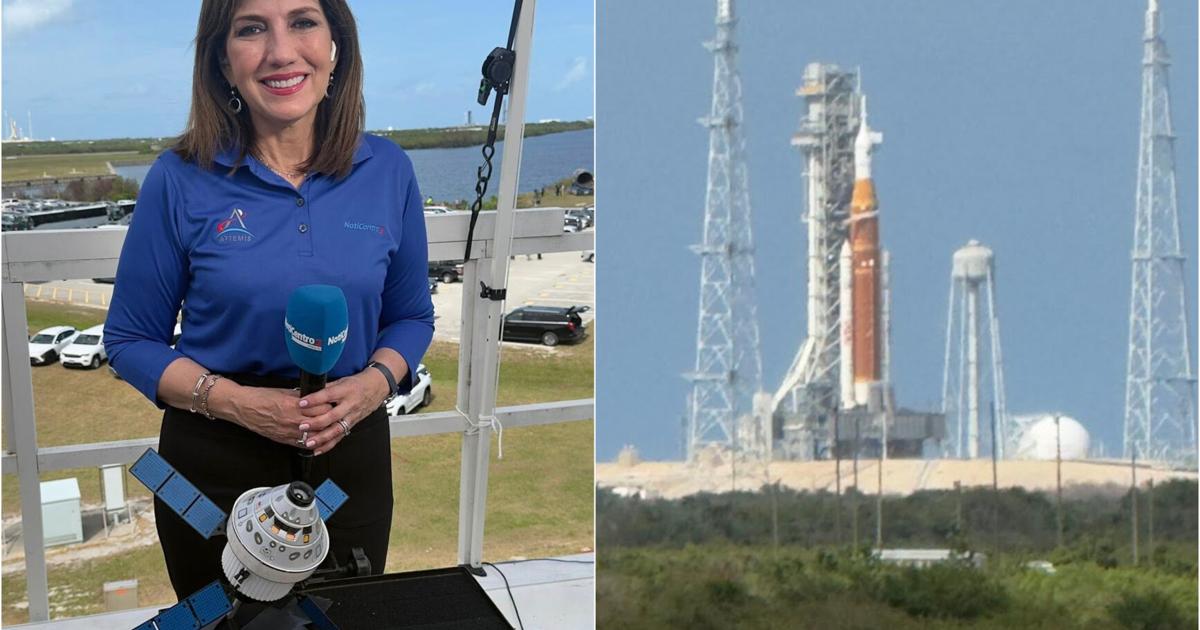 Ada Monzón rompe en llanto al presenciar histórico despegue de Artemis II