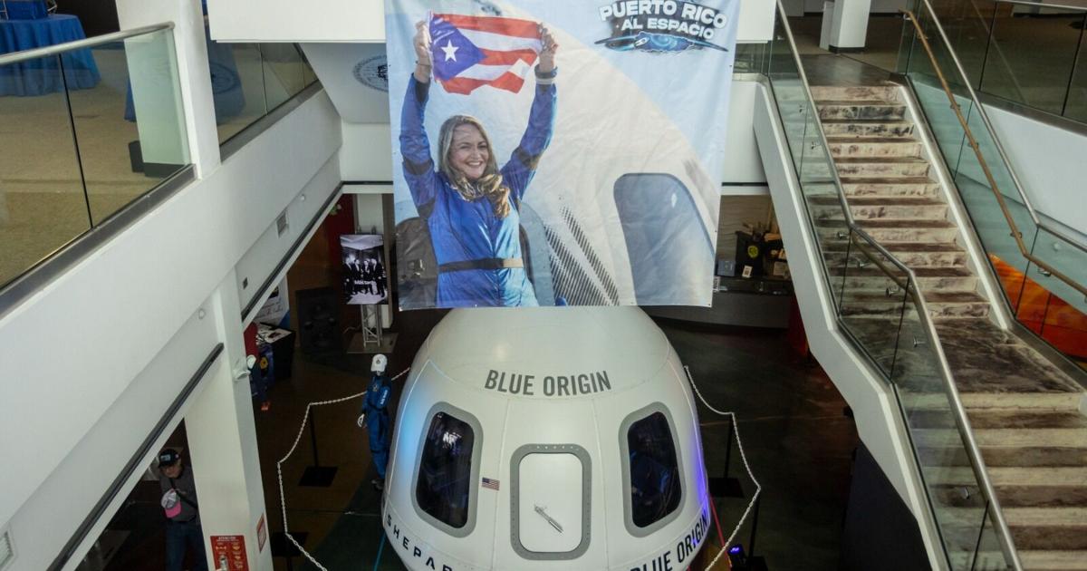Réplica de la cápsula New Shepard llega hasta Caguas