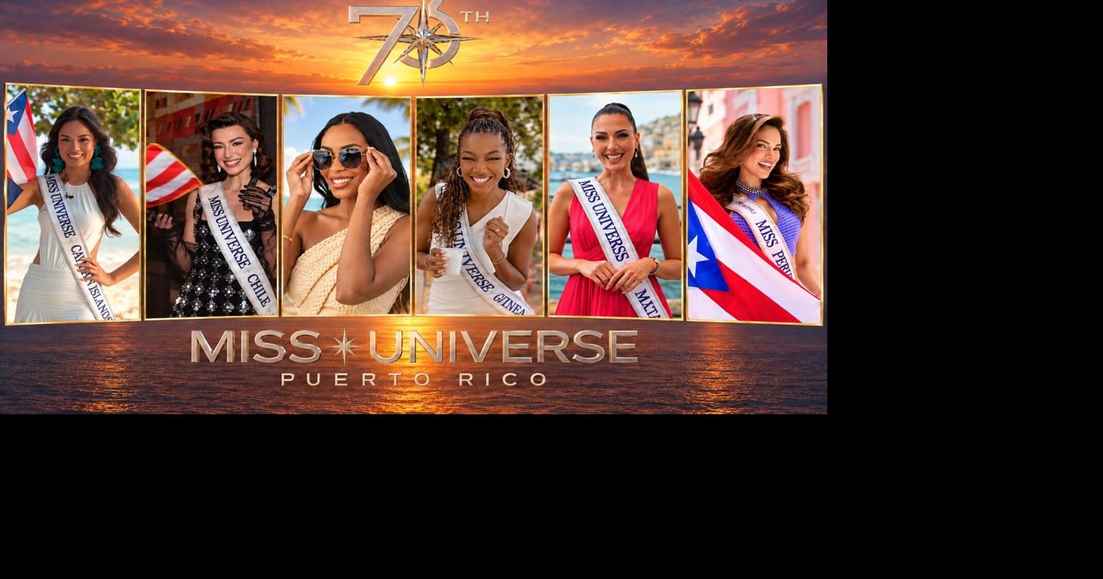 Miss Universe calienta motores en Puerto Rico con 17 candidatas internacionales