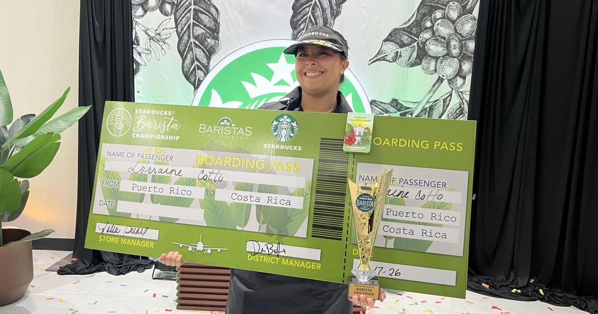 Lorraine Cotto gana campeonato de baristas de Starbucks y representará a Puerto Rico en Costa Rica