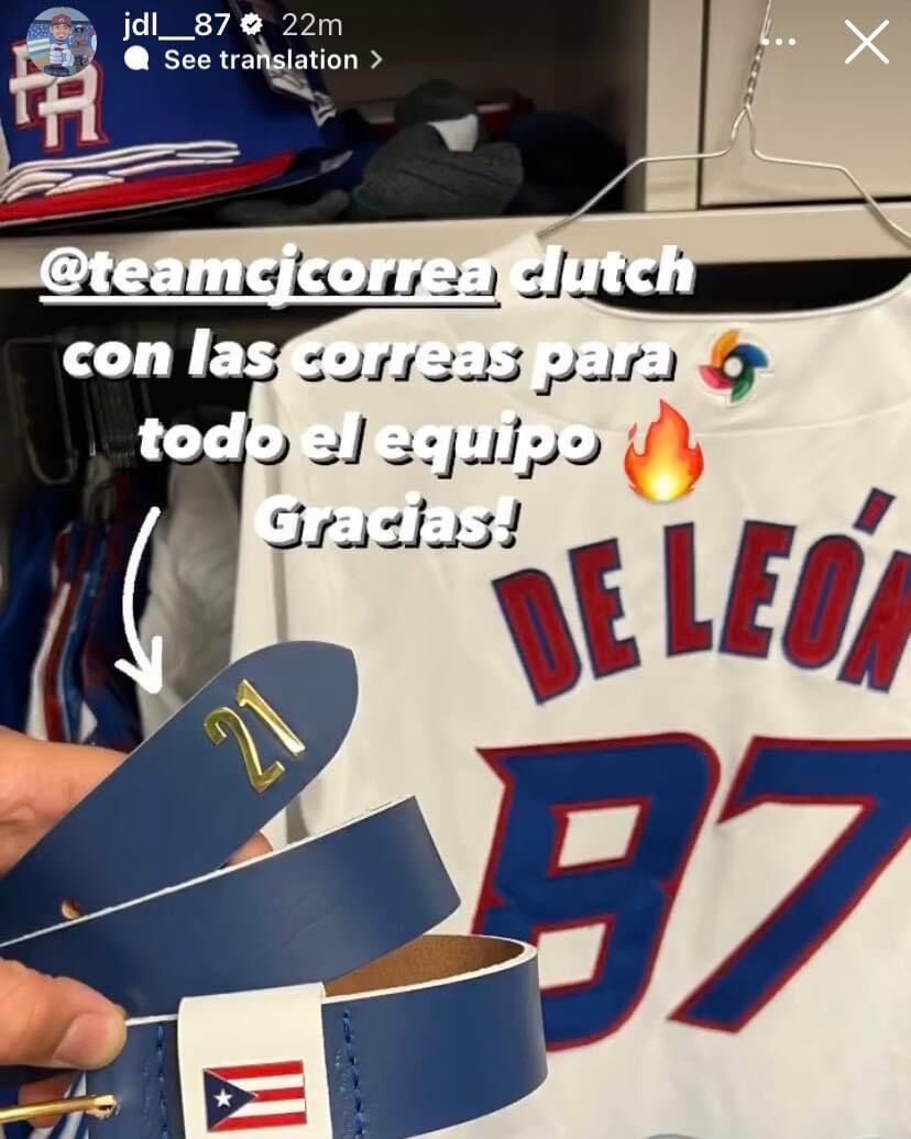 Clásico Mundial Carlos Correa regalo Puerto Rico WBC 2023