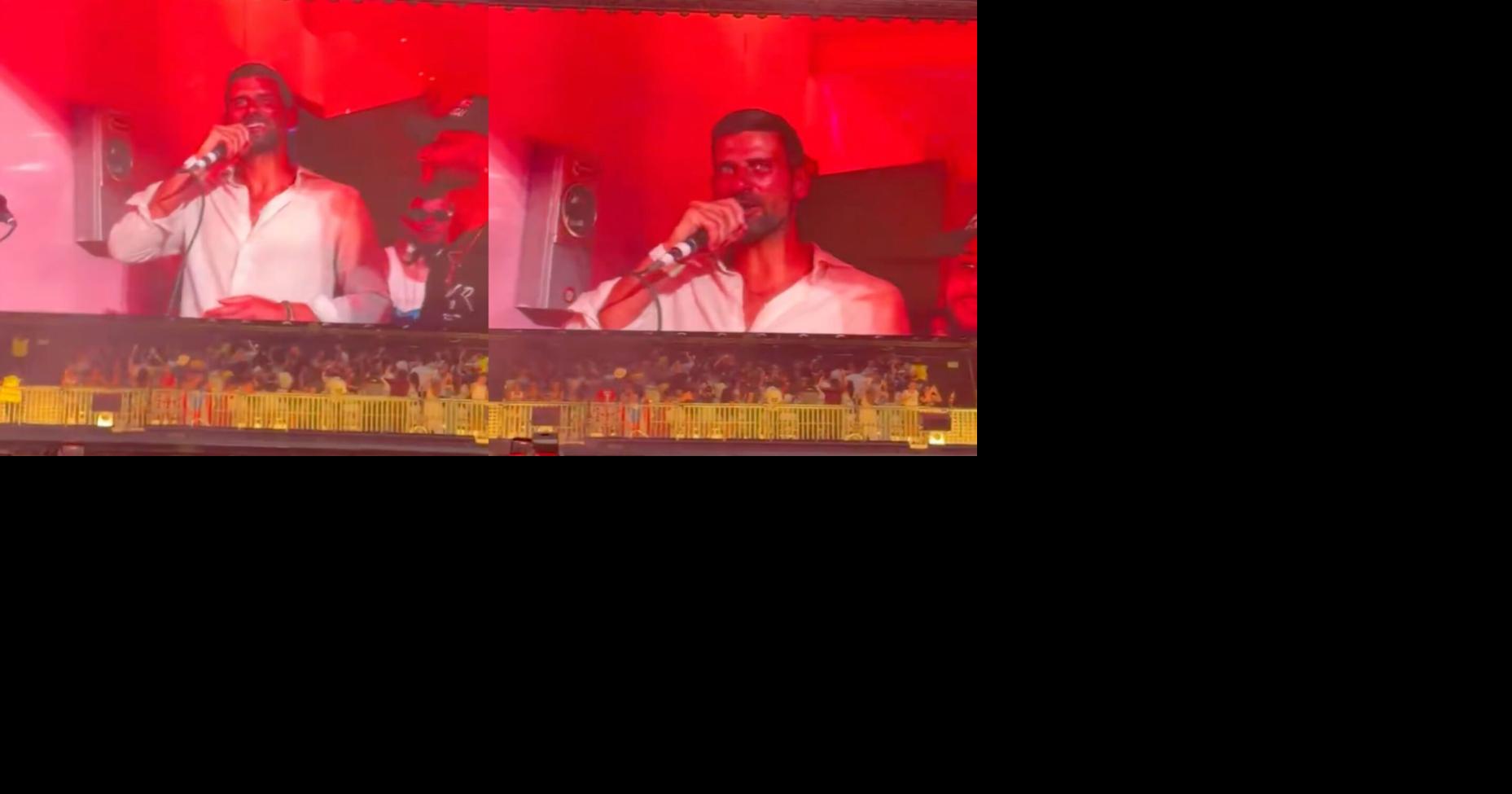 Djokovic sorprende al subir al escenario en concierto de Bad Bunny en Londres