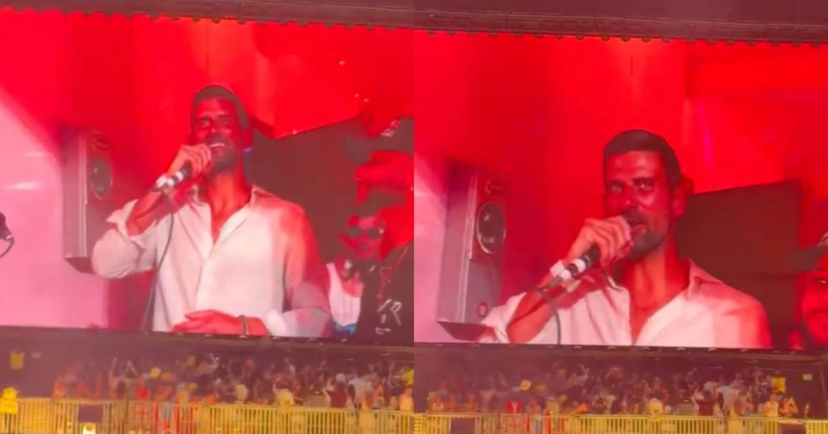 Djokovic sorprende al subir al escenario en concierto de Bad Bunny en Londres