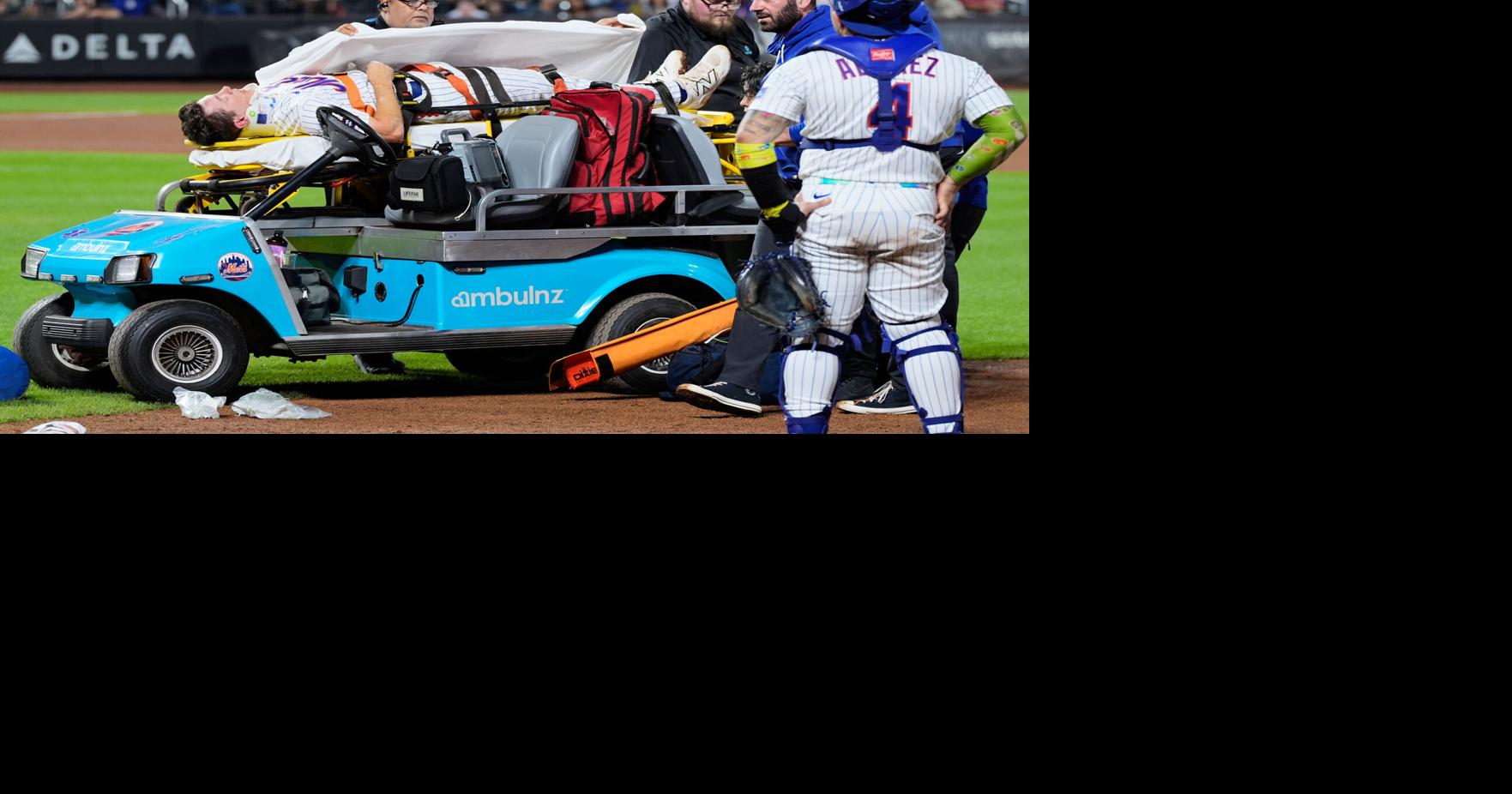 Tomografía negativa para Jared Young tras espeluznante colisión en juego de los Mets