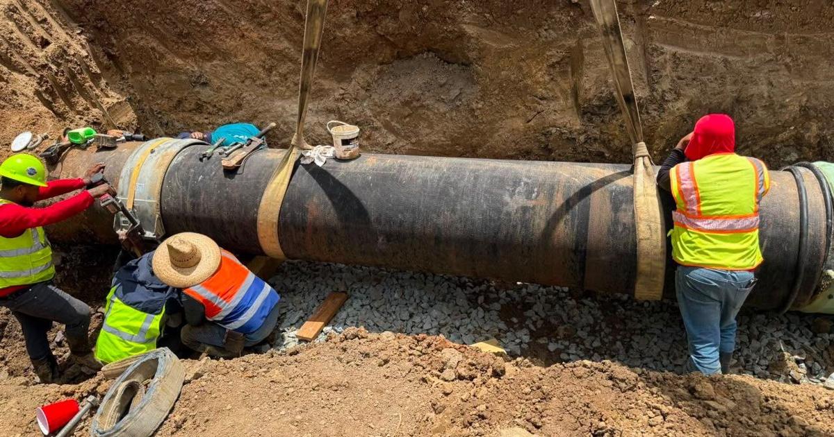 AAA completa reparación de tubería de 30 pulgadas que dejó sin agua a 687 abonados en Bayamón y Guaynabo