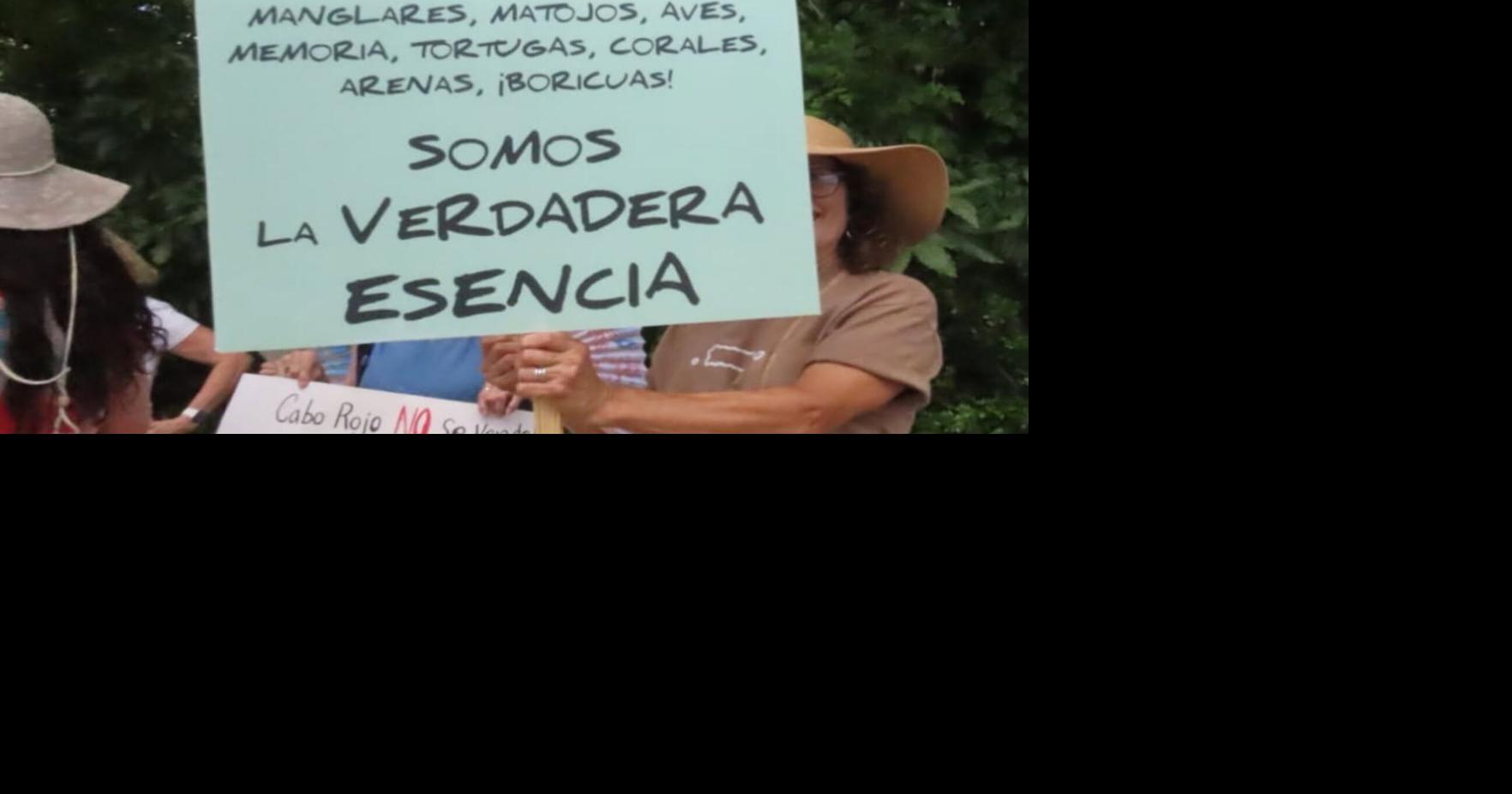 “Esta lucha es por la vida”: Cientos marchan en Cabo Rojo contra el proyecto Esencia