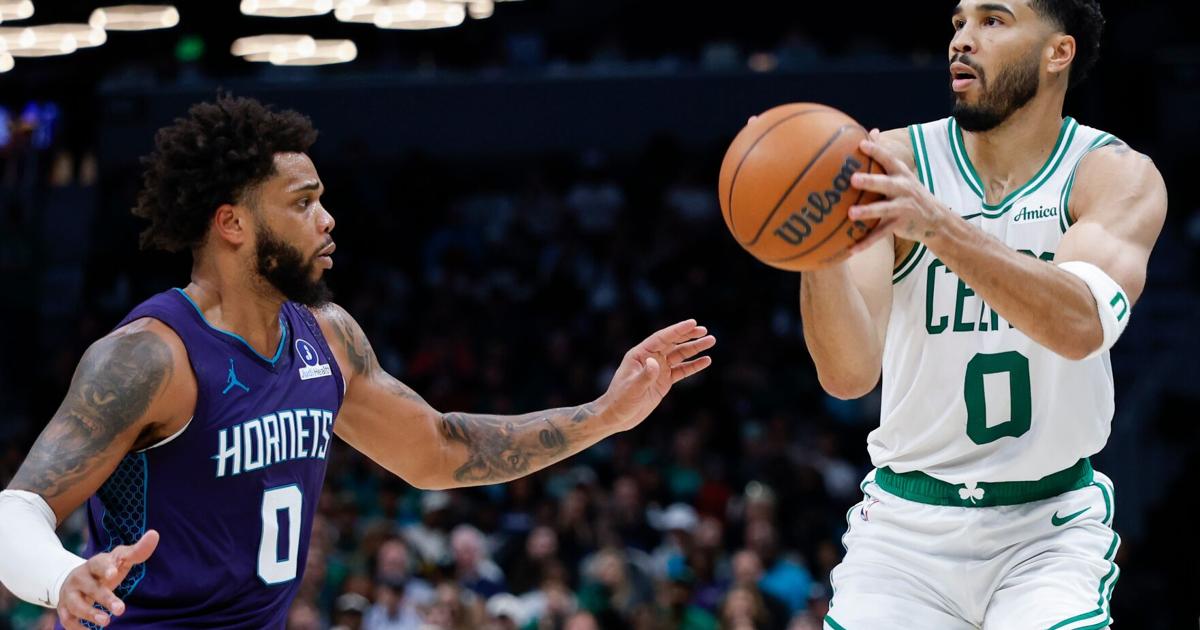 Triple de Jayson Tatum ante Hornets podría indicar que elevó su juego tras lesión de Aquiles