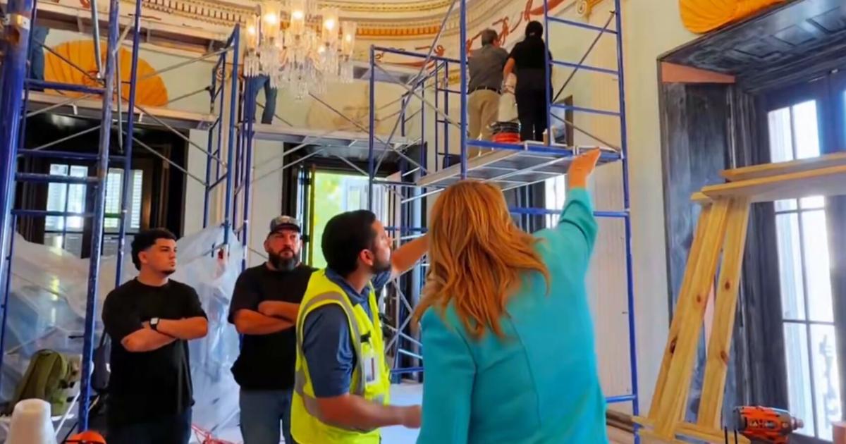 Jennifer González inspecciona restauración del Salón del Trono en La Fortaleza