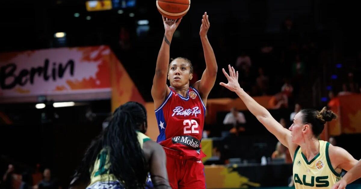 Puerto Rico cae 70-54 ante Australia en debut del Mundial de Baloncesto Femenino FIBA 2026