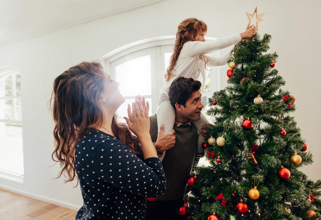 ideas para sesiones de fotos navideñas familiares