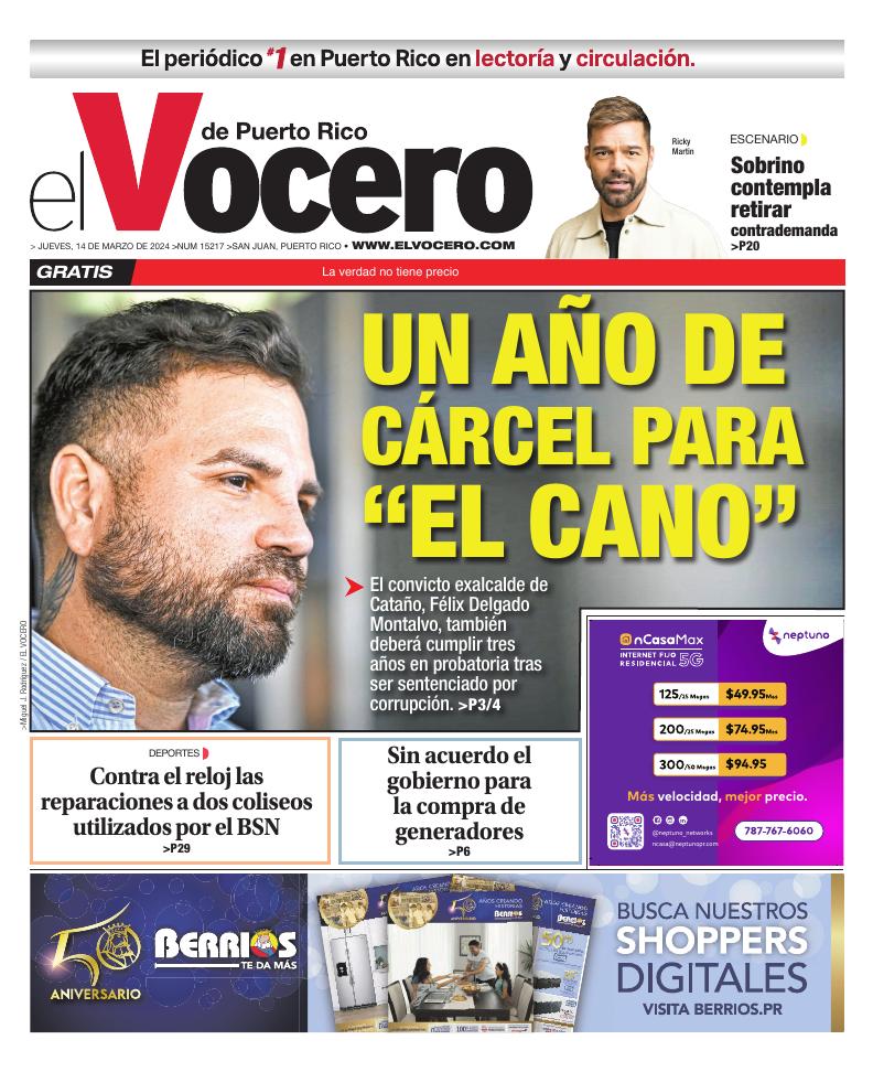 Page A1 | El Vocero | Elvocero.com