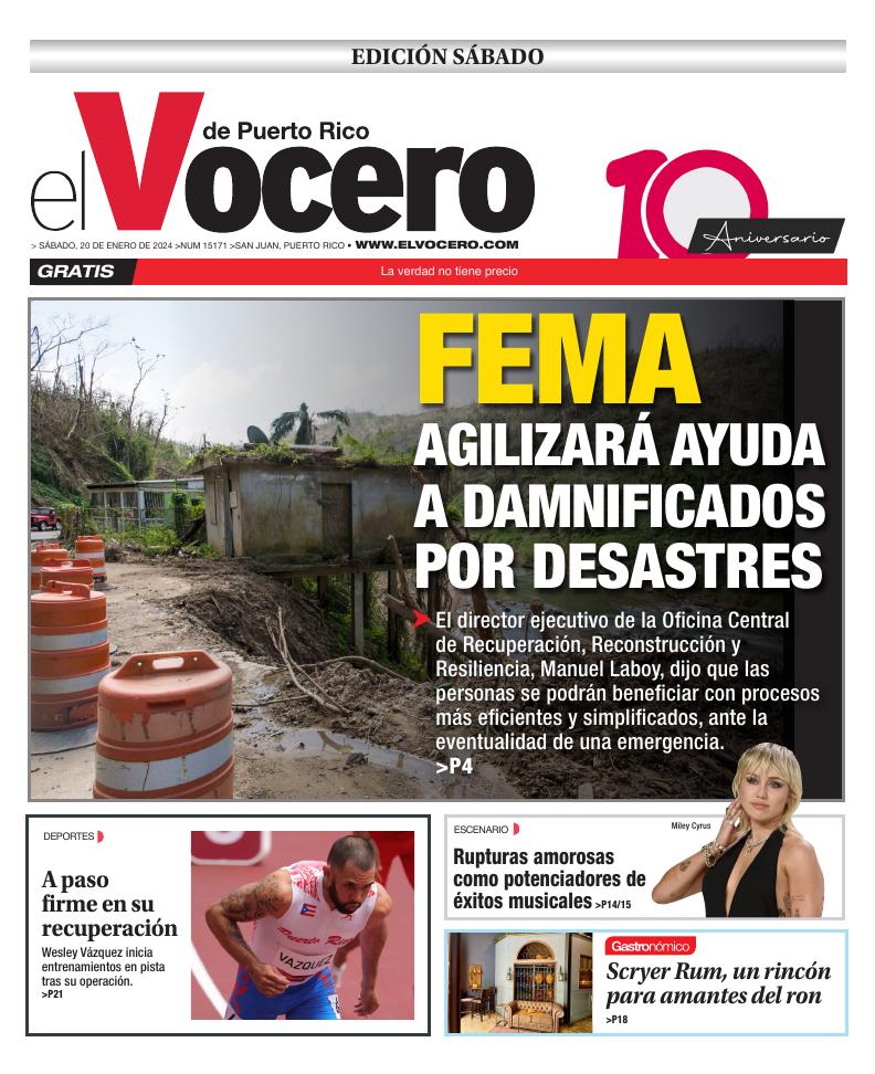 Page A1 | El Vocero | Elvocero.com