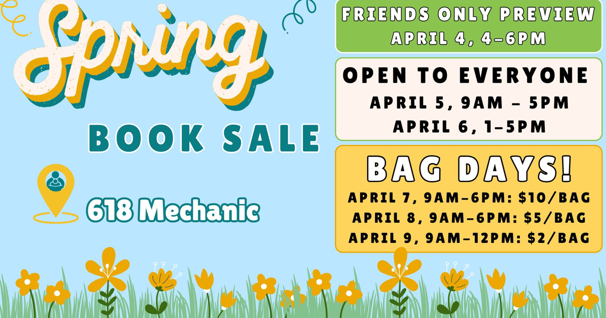 Friends of the Emporia Public Library Spring Book Sale Coming Soon