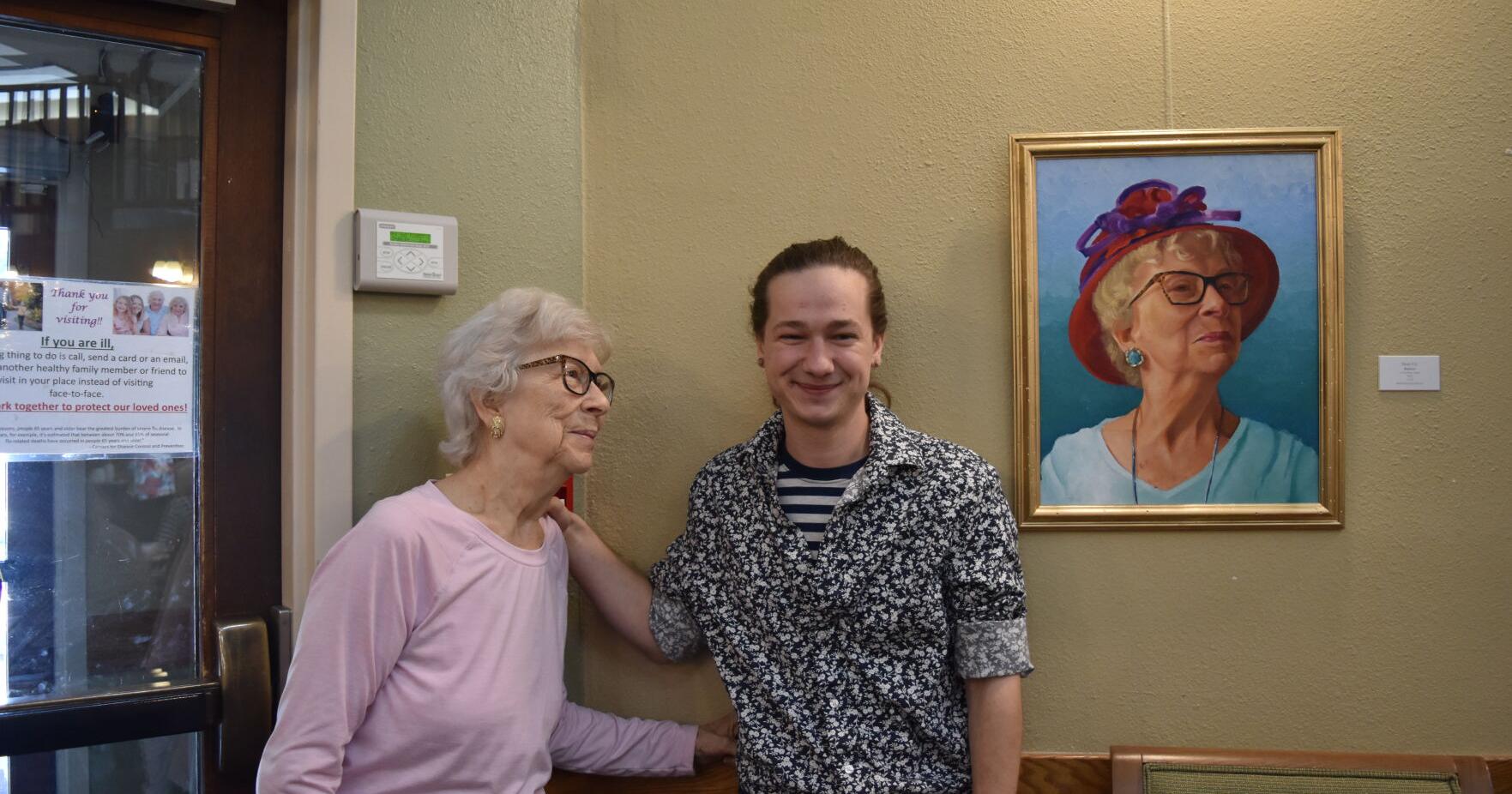Emporia State University students paint, learn through the generations of Emporia Presbyterian Manor - Vimarsana News