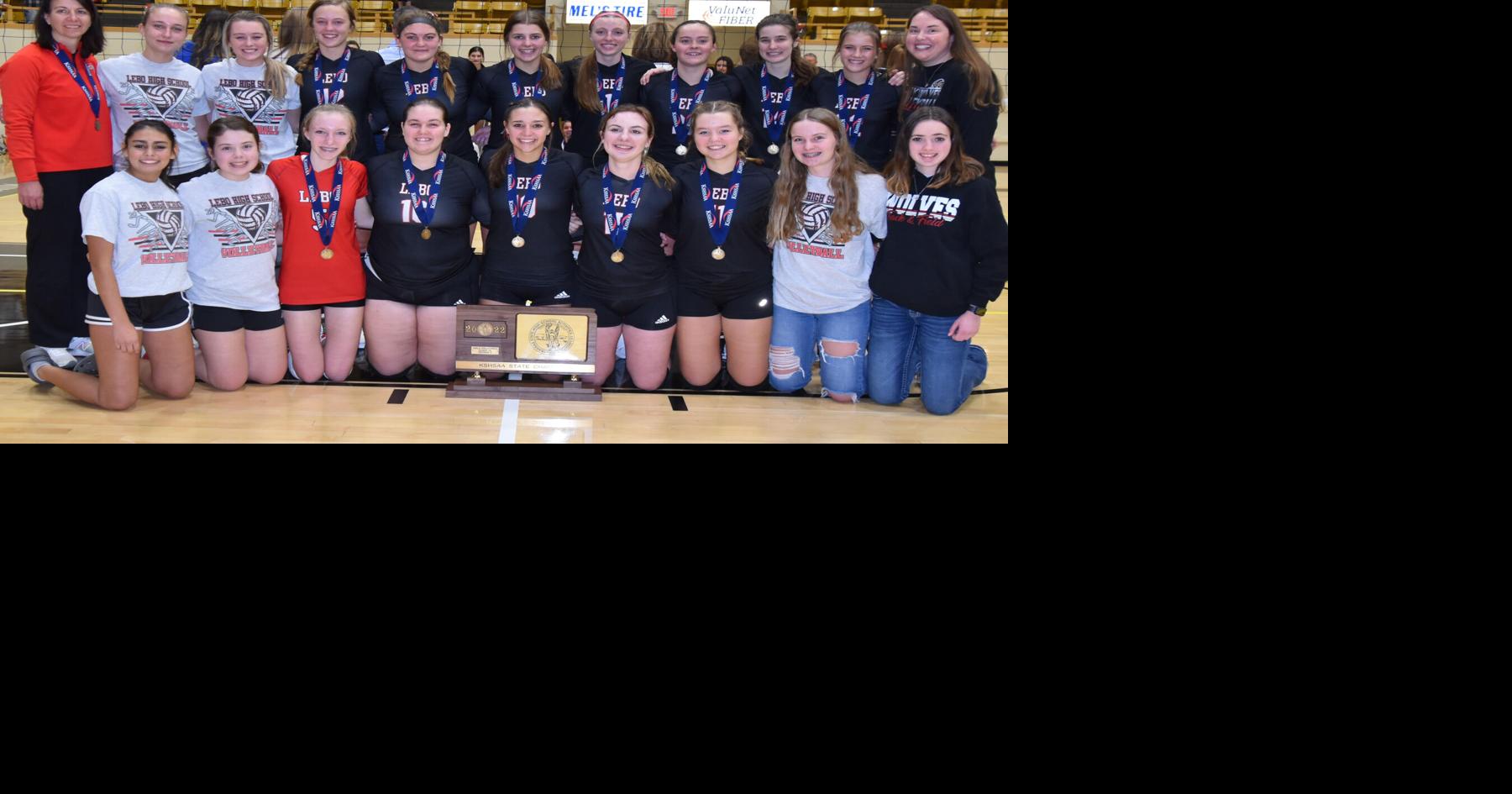 Lebo volleyball claims state title Gaz