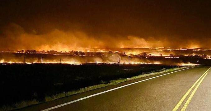 Area firefighters join statewide response as crews battle massive southwest Kansas wildfires