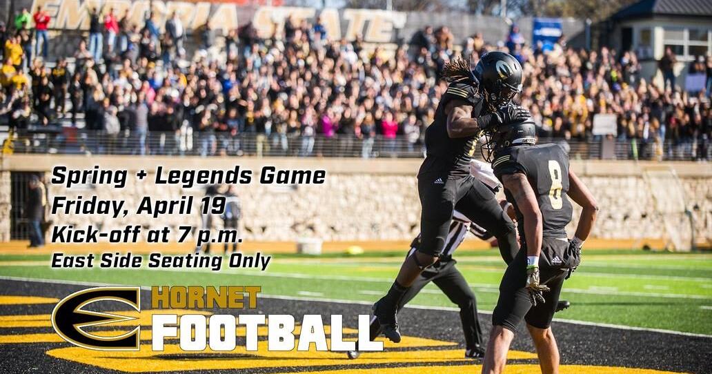 Emporia State Football Spring + Legends Game Updated Information - Vimarsana News