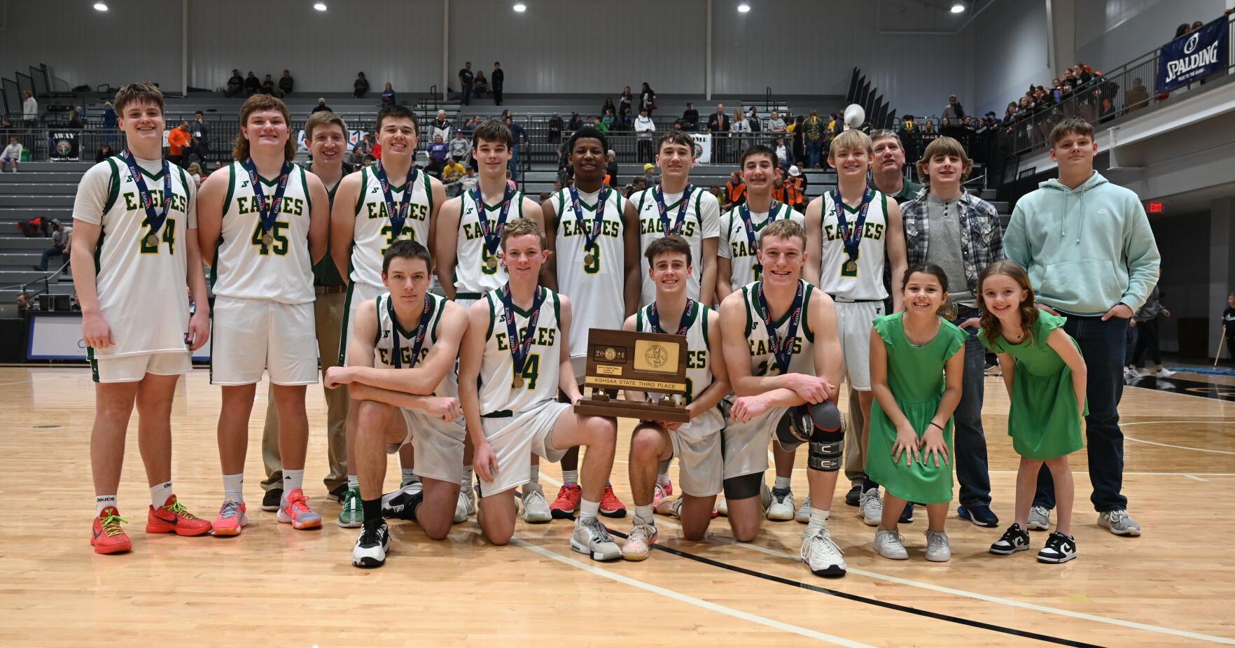 Olpe boys basketball top Quinter for third place at state - Vimarsana News