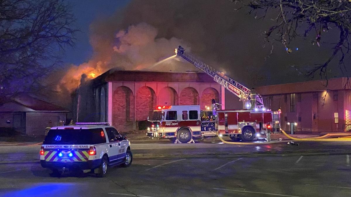 No. 1: Fire destroys apartment building; two firefighters ...
