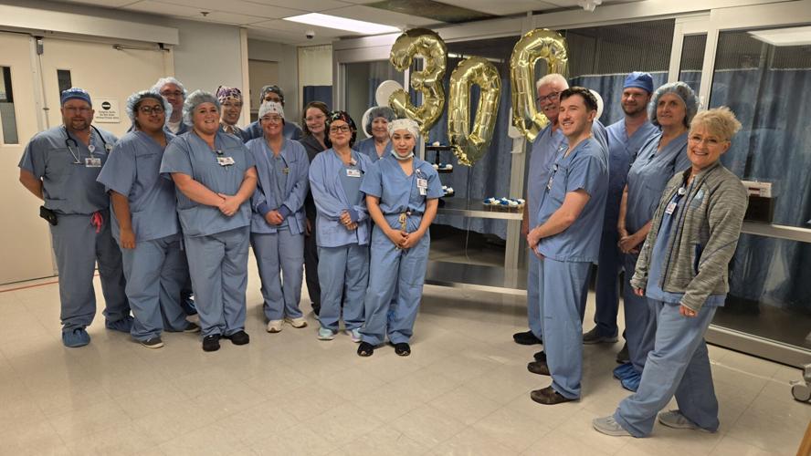 Robot surgery 300th patient