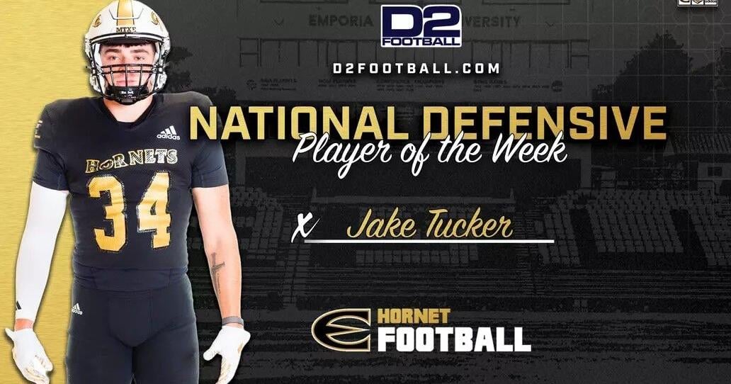 National Defensive Player of the Week Award for Emporia State's Jake Tucker