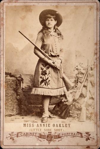 Annie Oakley publicity portrait for the Buffalo Bill Wild West Show..jpg |  