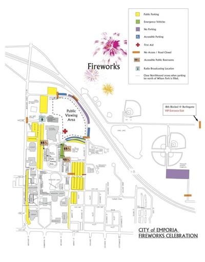 Viewing Of Fireworks Ideal On Emporia State Campus News Emporiagazette Com