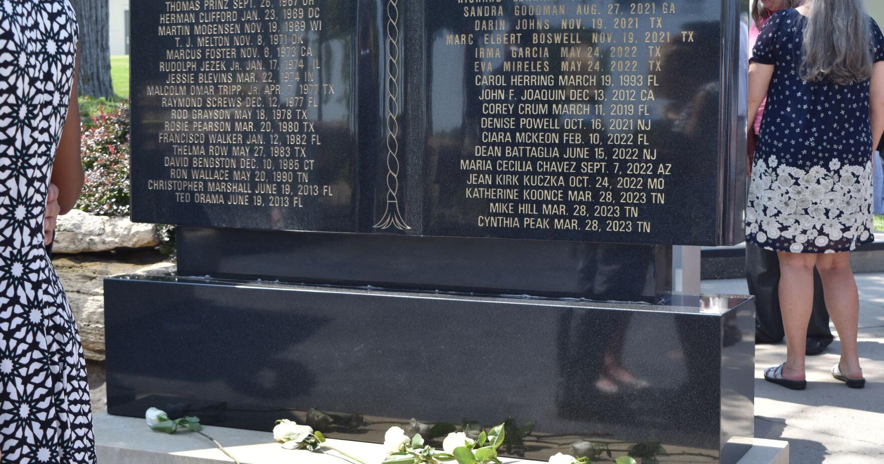Eleven names added to National Memorial for Fallen Educators - Vimarsana News