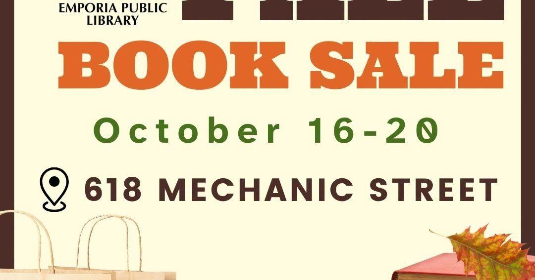 Friends of the Library fall book sale set for Oct. 16-20