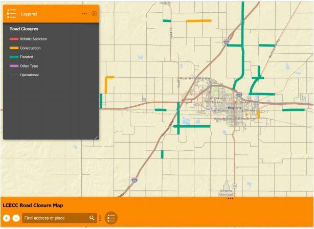 Tulsa Run 2022 Map Street Closures