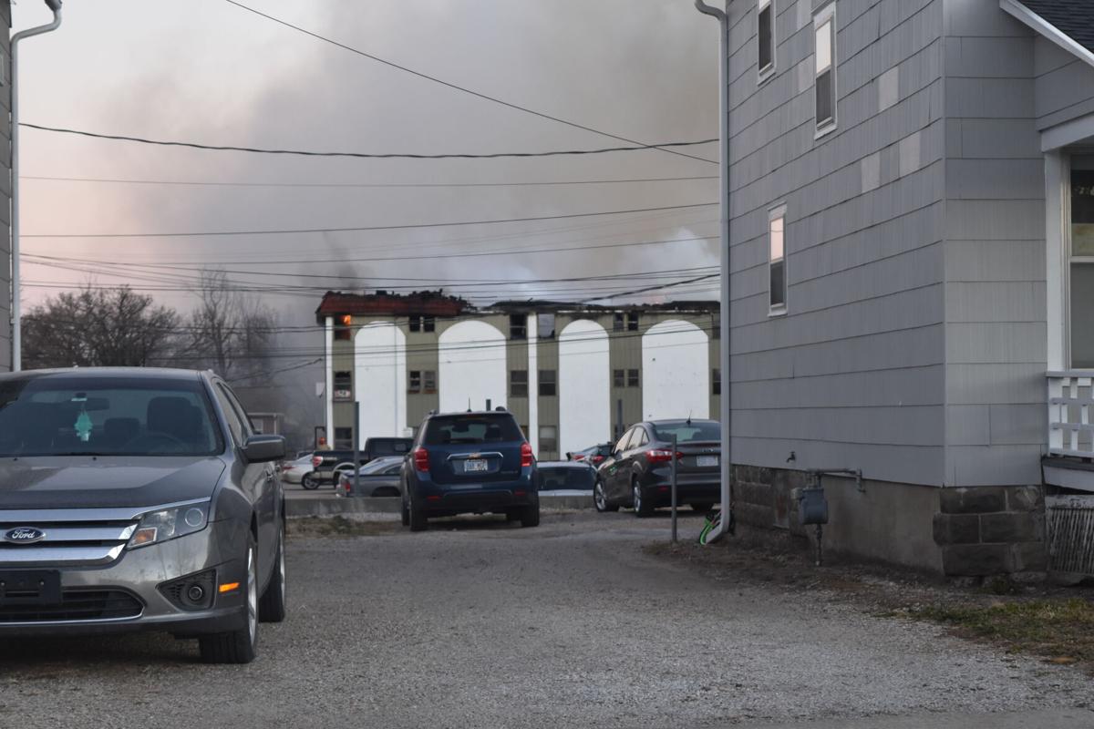 No. 1: Fire destroys apartment building; two firefighters ...