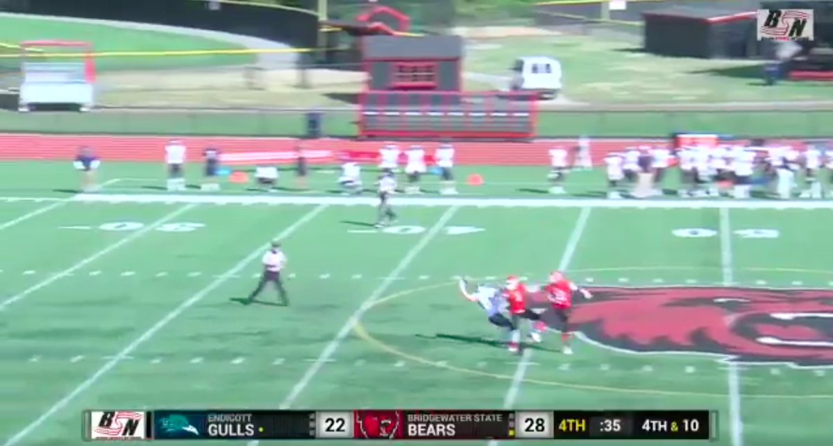Football Team Make Unbelievable Comeback To Stun Bridgewater State